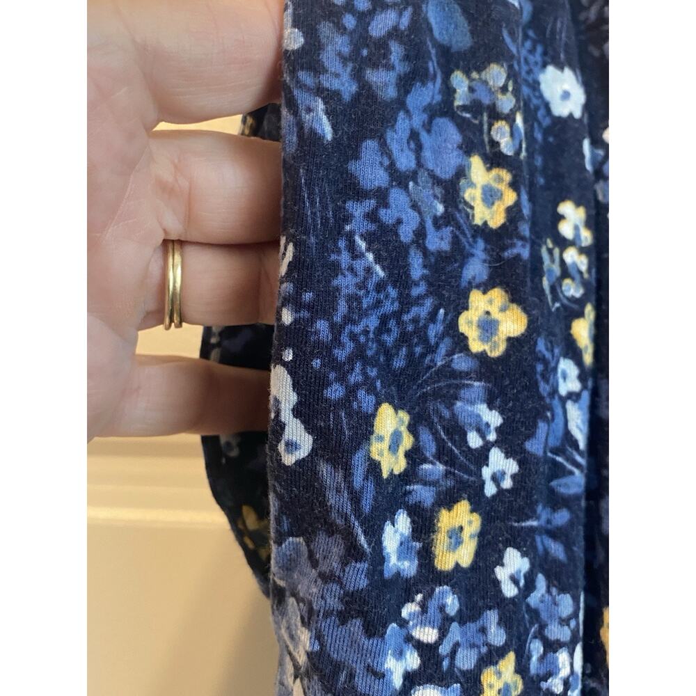 Liz Claiborne Floral Sleepwear Sleep Pants Women's Size XL Blue Flowers Floral - Picture 8 of 9